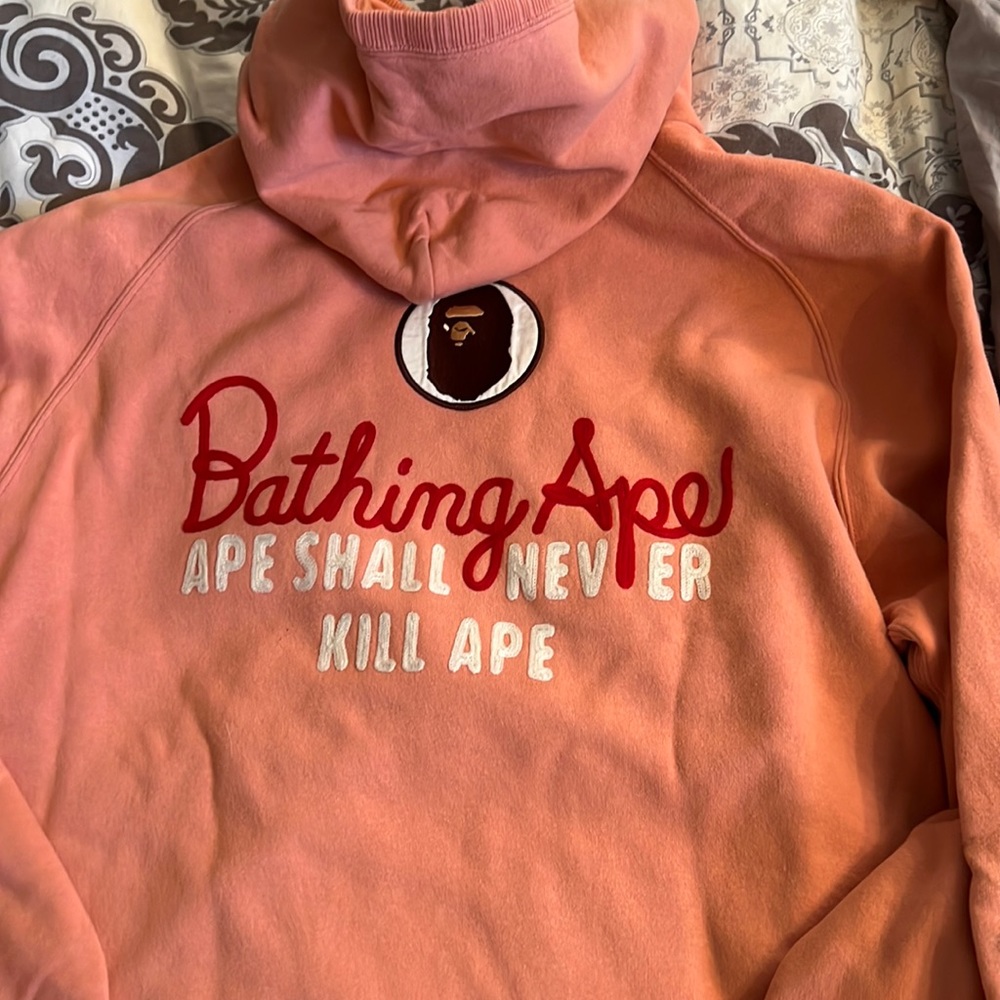 Original bathing ape zip up hoody